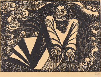 初日、1920 年。 作： Ernst Barlach
