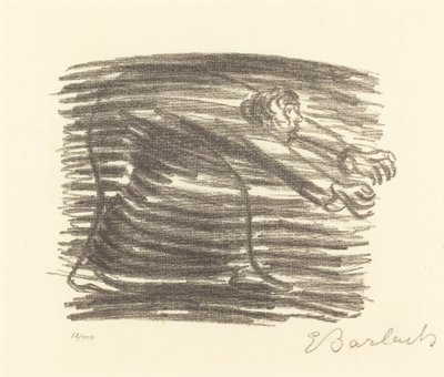 影の中を歩く 作： Ernst Barlach