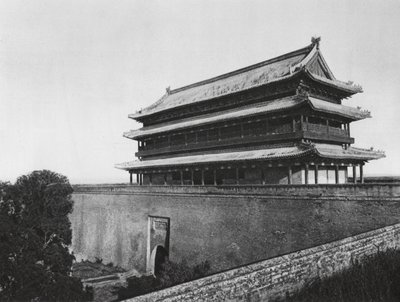 仙府、北門、神渓、北門正楼（モノクロ写真） 作： Ernst Boerschmann