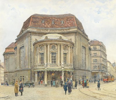 ウィーン市立劇場、1924年。 作： Ernst Graner
