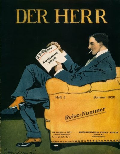 紳士/ファッション 1926年夏 作： Ernst Heilemann