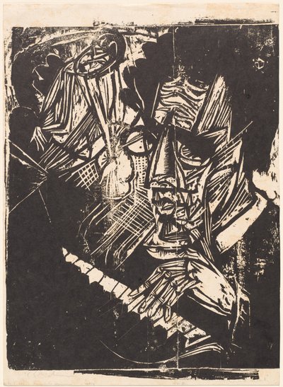 作曲家クレンペラー、1916 年。 作： Ernst Ludwig Kirchner