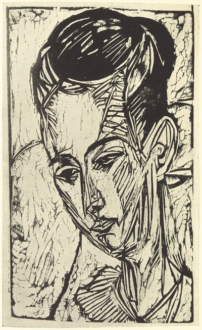 1924 年までの Ernst Ludwig Kirchner のグラフィック、Gustav Schiefler Volume I から 1916 年まで..., 1926. 作： Ernst Ludwig Kirchner