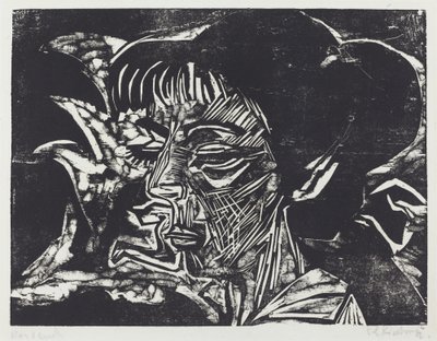 ファニー・ウォッケ、1916年。 作： Ernst Ludwig Kirchner