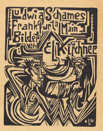 Ludwig Schames Frankfurt a Main Bilder von E L Kirchner Ludwig Schames Frankfurt..., 1919. 作： Ernst Ludwig Kirchner