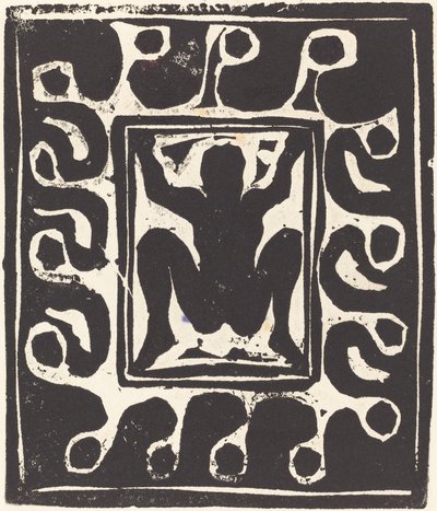 ヌードダンサー、1906年。 作： Ernst Ludwig Kirchner