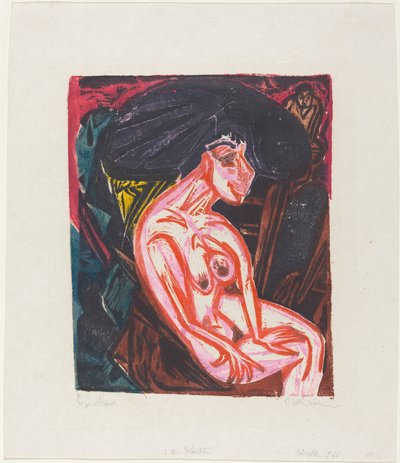 ピーター・シュレミールの不思議な物語: ピーター・シュレミールの最愛の人..., 1915. 作： Ernst Ludwig Kirchner