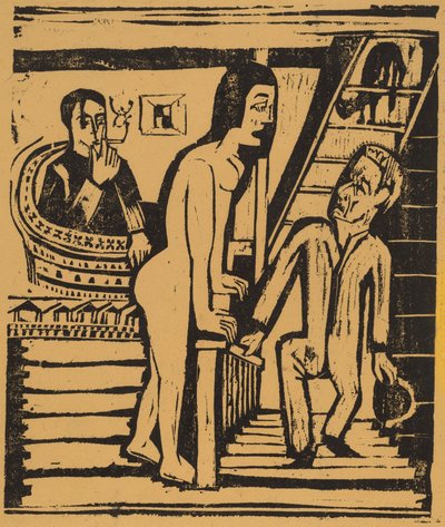 訪問、1923年。 作： Ernst Ludwig Kirchner