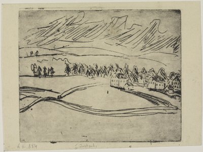  作： Ernst Ludwig Kirchner