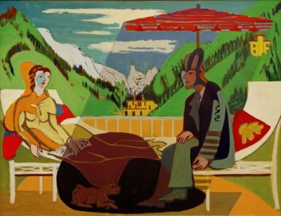 バルコンゼン 作： Ernst Ludwig Kirchner