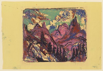  作： Ernst Ludwig Kirchner