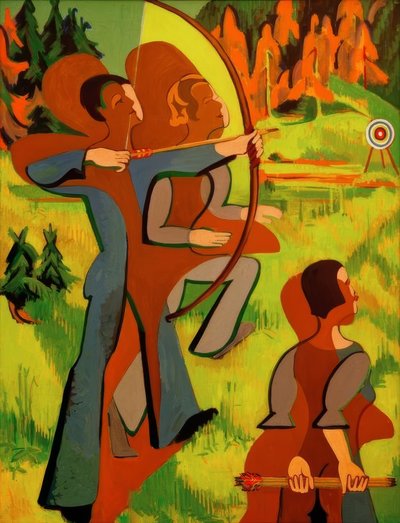 アーチャー 作： Ernst Ludwig Kirchner