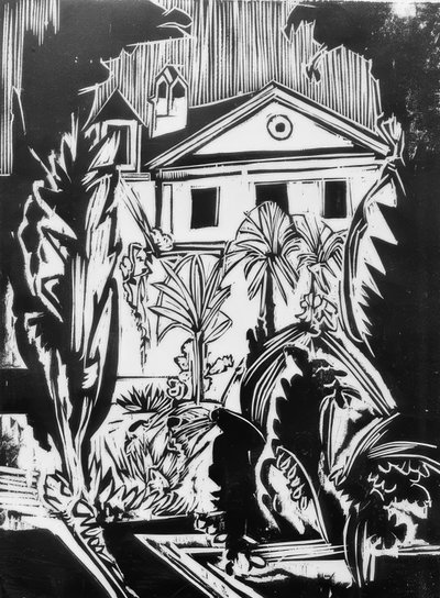 植物園（イエナ） 作： Ernst Ludwig Kirchner