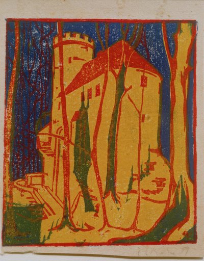 ラーベンシュタイン城 作： Ernst Ludwig Kirchner