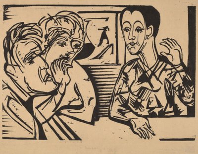 会話 作： Ernst Ludwig Kirchner