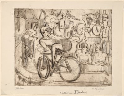 サイクルレース 作： Ernst Ludwig Kirchner