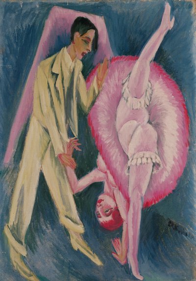 ダンスカップル、1914 作： Ernst Ludwig Kirchner