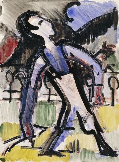 ダボス図、1924 作： Ernst Ludwig Kirchner