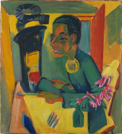 『画家』（自画像） 作： Ernst Ludwig Kirchner