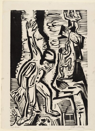  作： Ernst Ludwig Kirchner