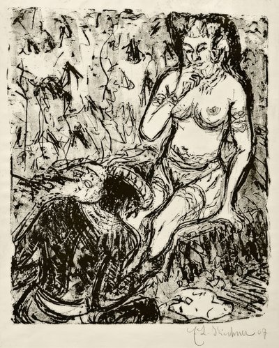 オマージュ 作： Ernst Ludwig Kirchner