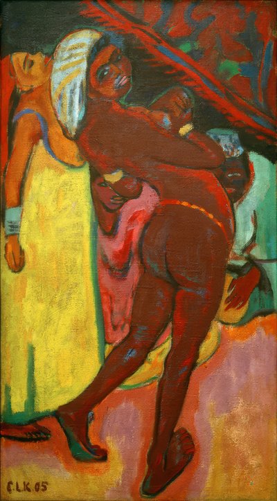 A dançarina negra 作： Ernst Ludwig Kirchner