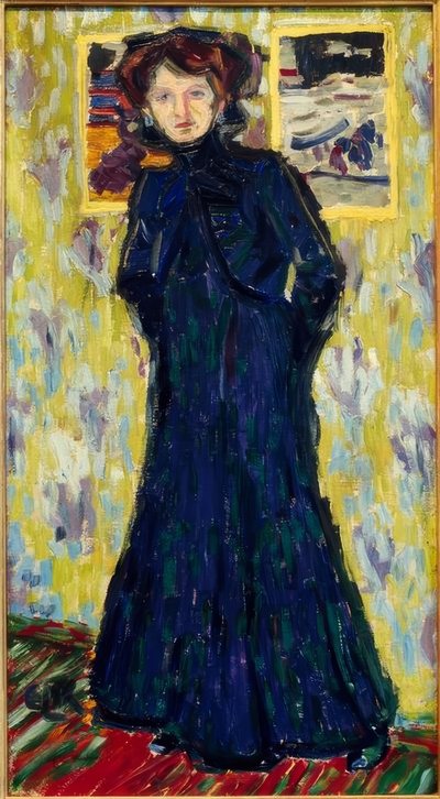 ドリス、立っています 作： Ernst Ludwig Kirchner