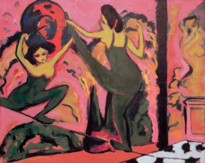 綱渡り 作： Ernst Ludwig Kirchner