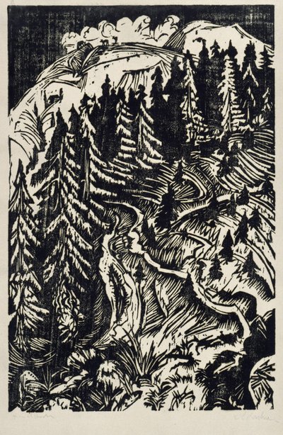  作： Ernst Ludwig Kirchner