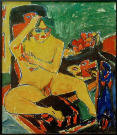 ELKirchner、スタジオで活動 作： Ernst Ludwig Kirchner