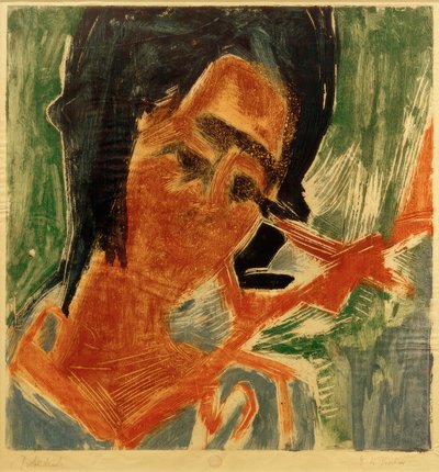 ELKirchner、若い女の子 作： Ernst Ludwig Kirchner