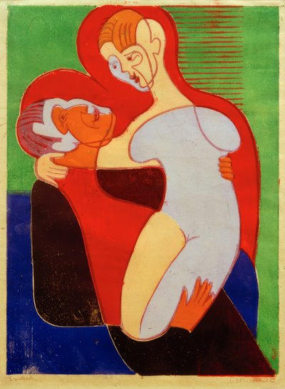 ELKirchner、恋人（ヘンブッセ） 作： Ernst Ludwig Kirchner