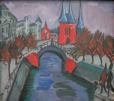 Elisabethufer 作： Ernst Ludwig Kirchner