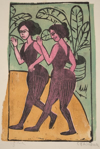 イギリスのタップダンサー 作： Ernst Ludwig Kirchner