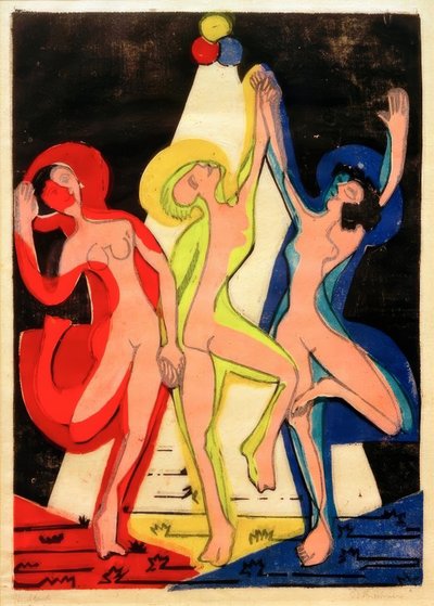 カラーダンス 作： Ernst Ludwig Kirchner