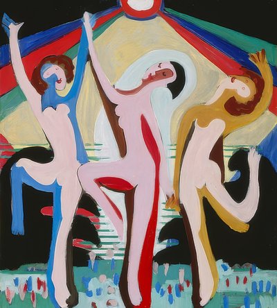 カラーダンス 作： Ernst Ludwig Kirchner