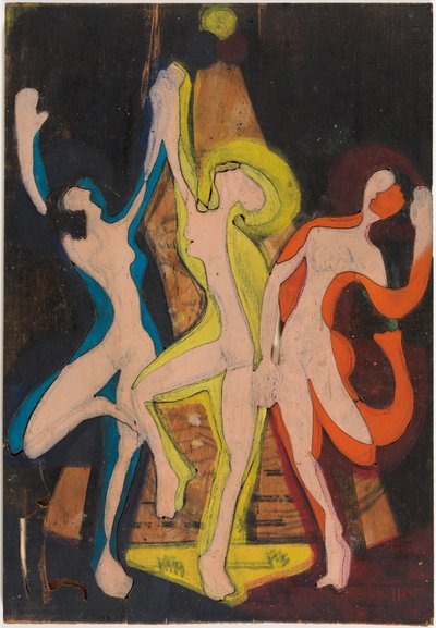 色の舞、カラーストック II 作： Ernst Ludwig Kirchner