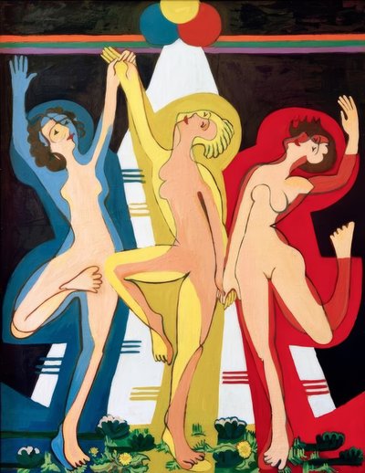 カラーダンスII 作： Ernst Ludwig Kirchner