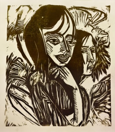 フェーマルンの女の子 作： Ernst Ludwig Kirchner