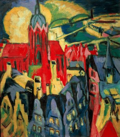 フランクフルト大聖堂 作： Ernst Ludwig Kirchner