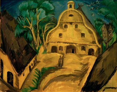 フェーマルンのガット・シュターバーホフI 作： Ernst Ludwig Kirchner