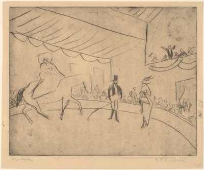ヒッポドローム 作： Ernst Ludwig Kirchner