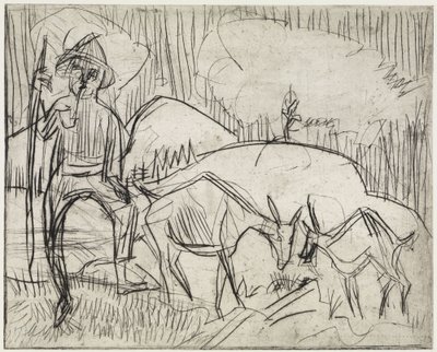  作： Ernst Ludwig Kirchner