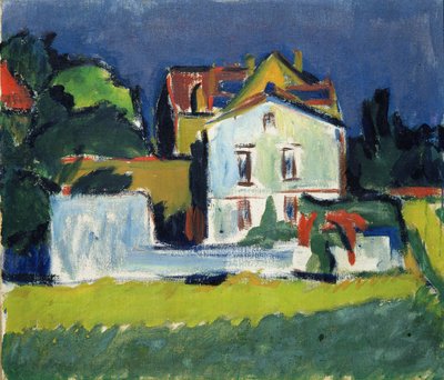 風景の中の家 作： Ernst Ludwig Kirchner