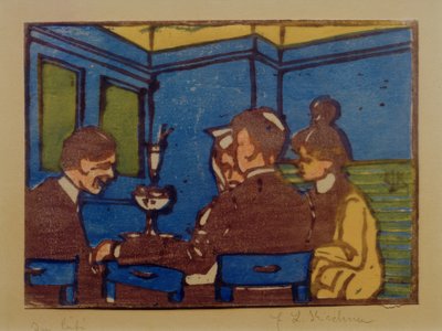 イムカフェII 作： Ernst Ludwig Kirchner