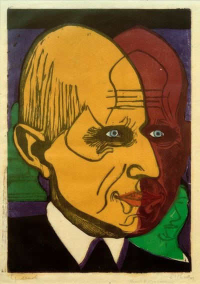 コップ博士フレデリックバウアー 作： Ernst Ludwig Kirchner