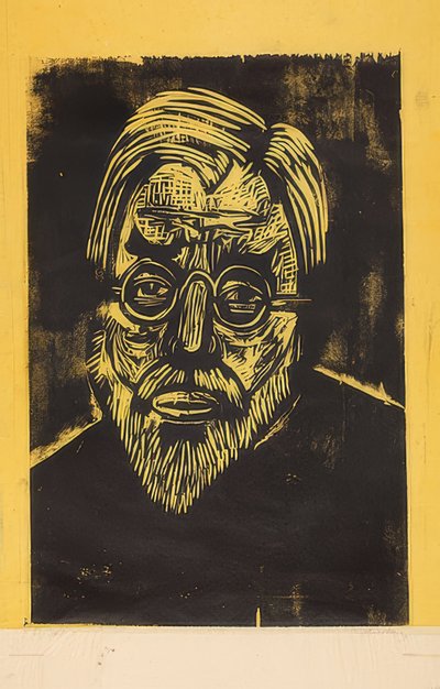 Jakob Bosshartを率いる。 1921 作： Ernst Ludwig Kirchner