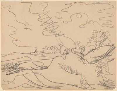 タウヌスの風景 作： Ernst Ludwig Kirchner