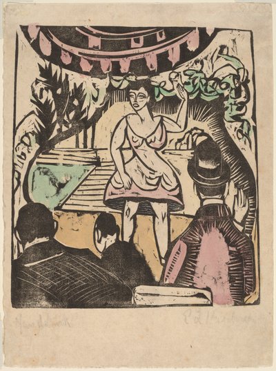 リトル・バラエティ・アクト with シンガー 作： Ernst Ludwig Kirchner