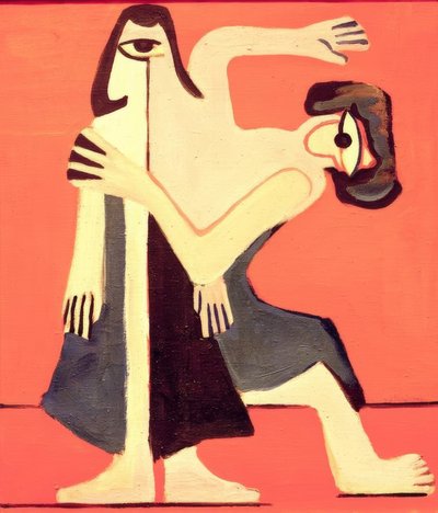 マスクダンス 作： Ernst Ludwig Kirchner